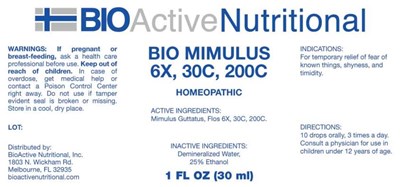 Bio Mimulus 6x, 30c, 200c (Bani0129 Bio Mimulus 6x, 30c, 200c 10 25 17)